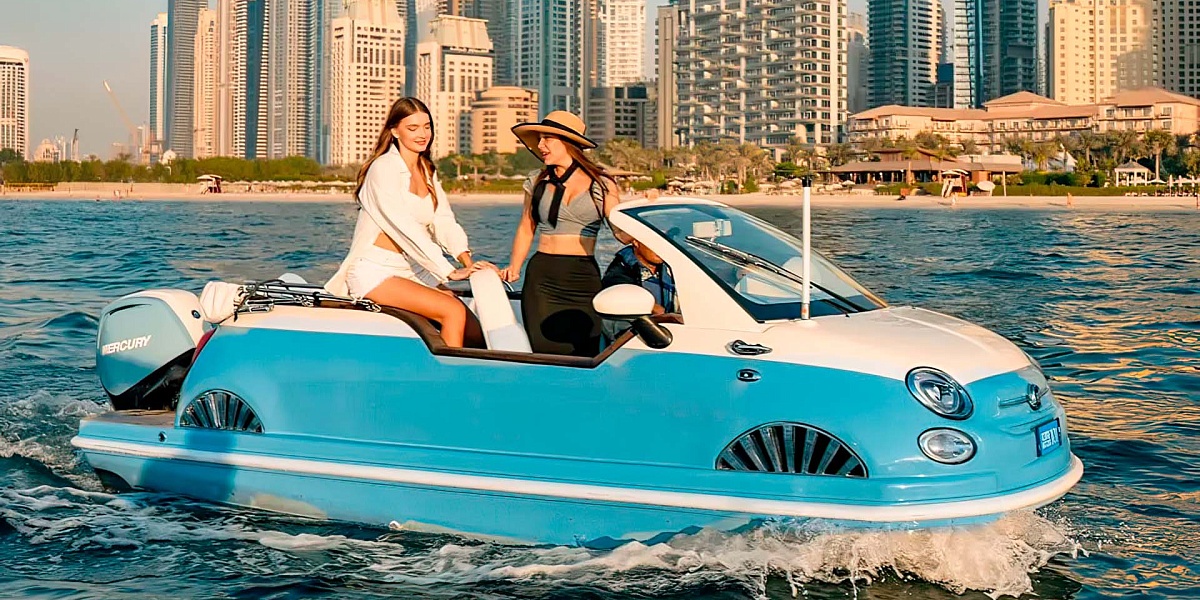 Аренда катера Fiat 500 Boat в Дубае